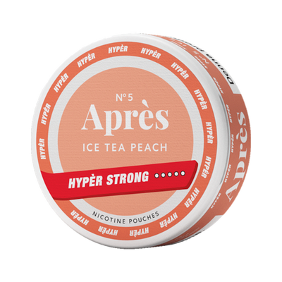 APRÈS Ice Tea Peach Hyper Strong, envase, vista frontal
