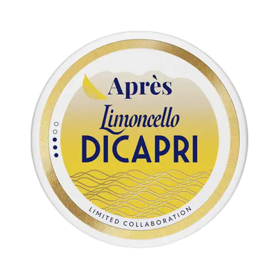 APRÈS Limoncello Di Capri Limited Edition, envase, vista frontal