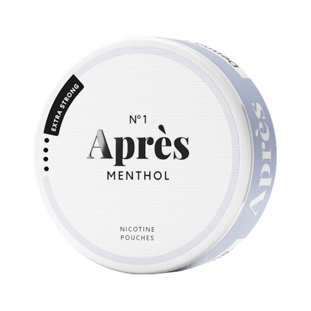 APRÈS Menthol - Extra Strong, envase, vista frontal