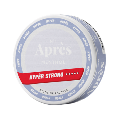 APRÈS Menthol Hypèr Strong, envase, vista frontal