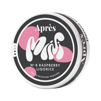APRÈS Raspberry Licorice Petite, envase, vista frontal