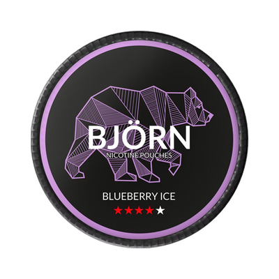 BJÖRN Blueberry Ice, envase, vista frontal