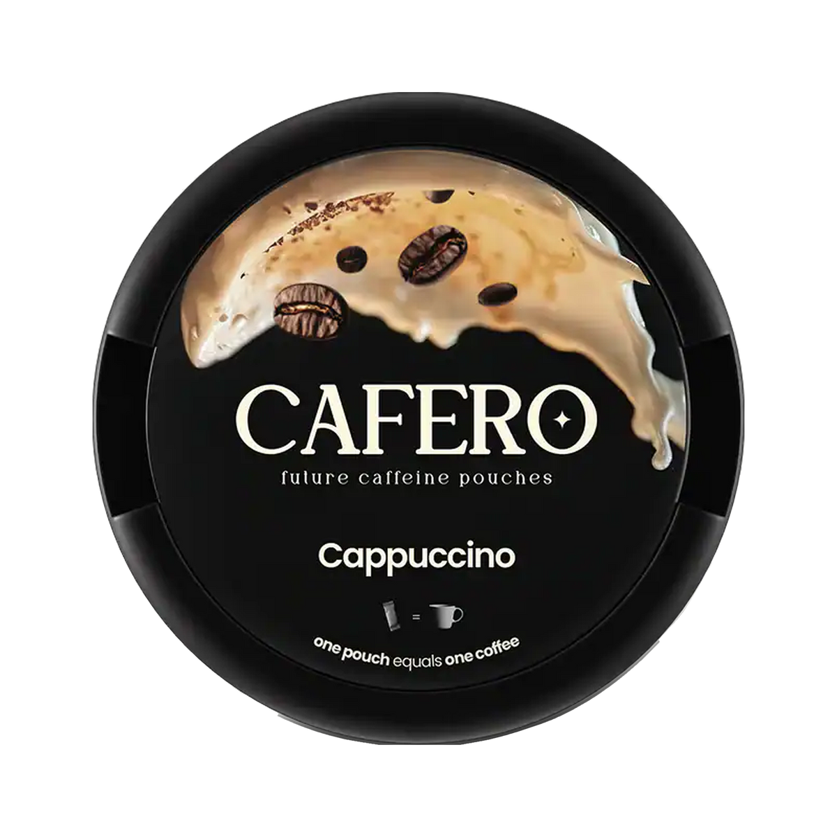 Cafero Cappuccino Caffeine | Bäst före: 01/08/2026 can, front