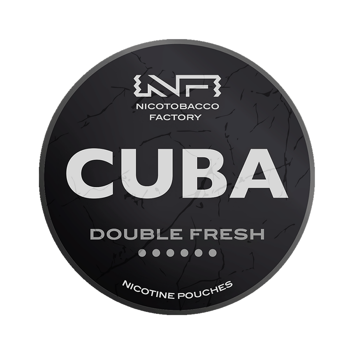CUBA Black Double Fresh can, front