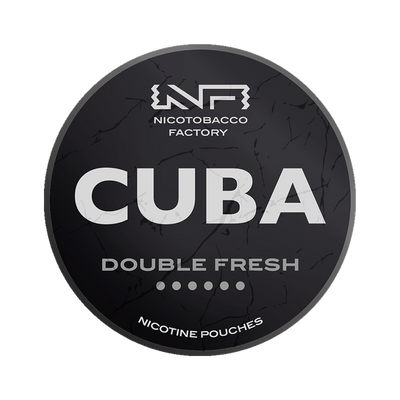 CUBA Black Double Fresh, envase, vista frontal
