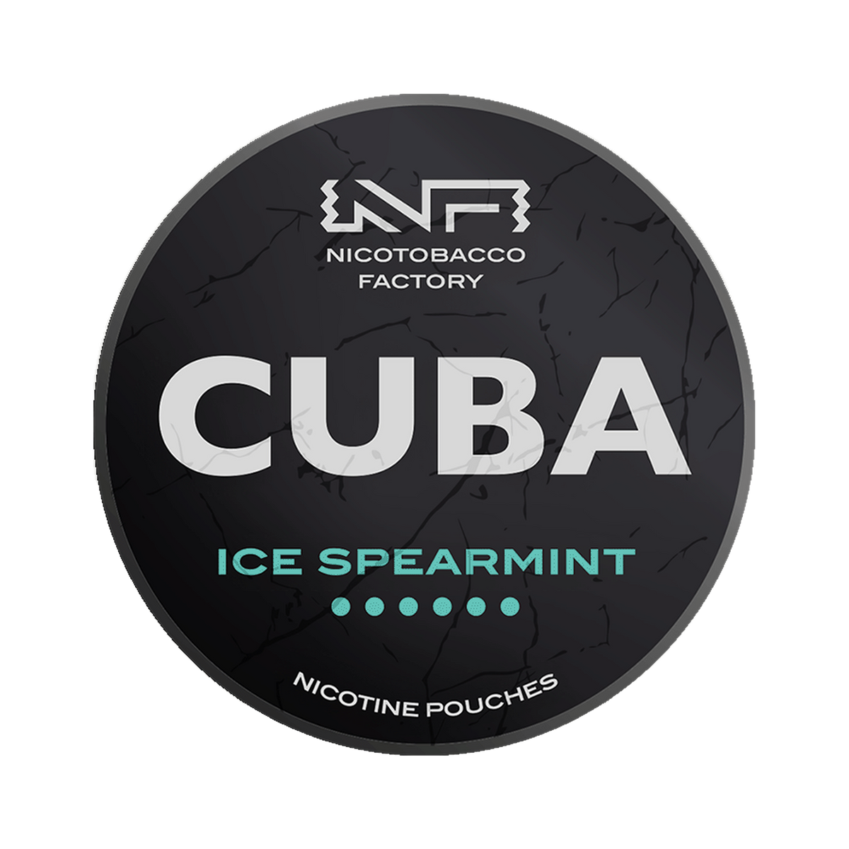 CUBA Black Ice Spearmint can, front
