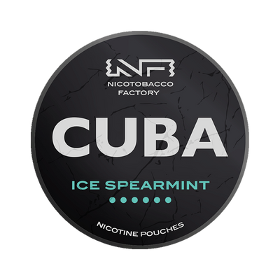 CUBA Black Ice Spearmint, envase, vista frontal