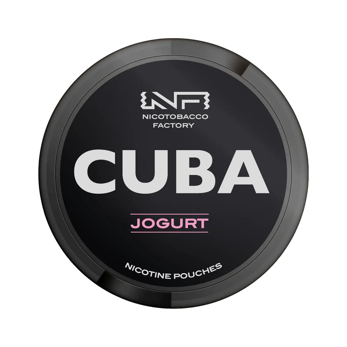 CUBA Black Jogurt can, front