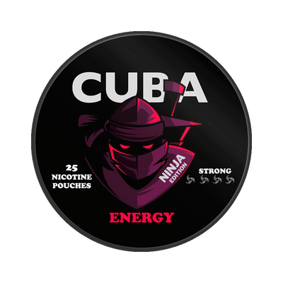 CUBA Ninja Energy, envase, vista frontal