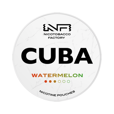 CUBA White Watermelon, envase, vista frontal