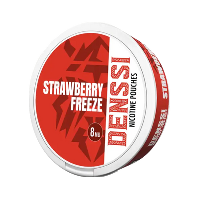 DENSSI Strawberry Freeze 8 mg, Dose, Vorderansicht