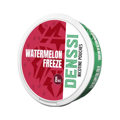 DENSSI Watermelon Freeze 8 mg | Bäst före: 27/10/2026, Dose, Vorderansicht