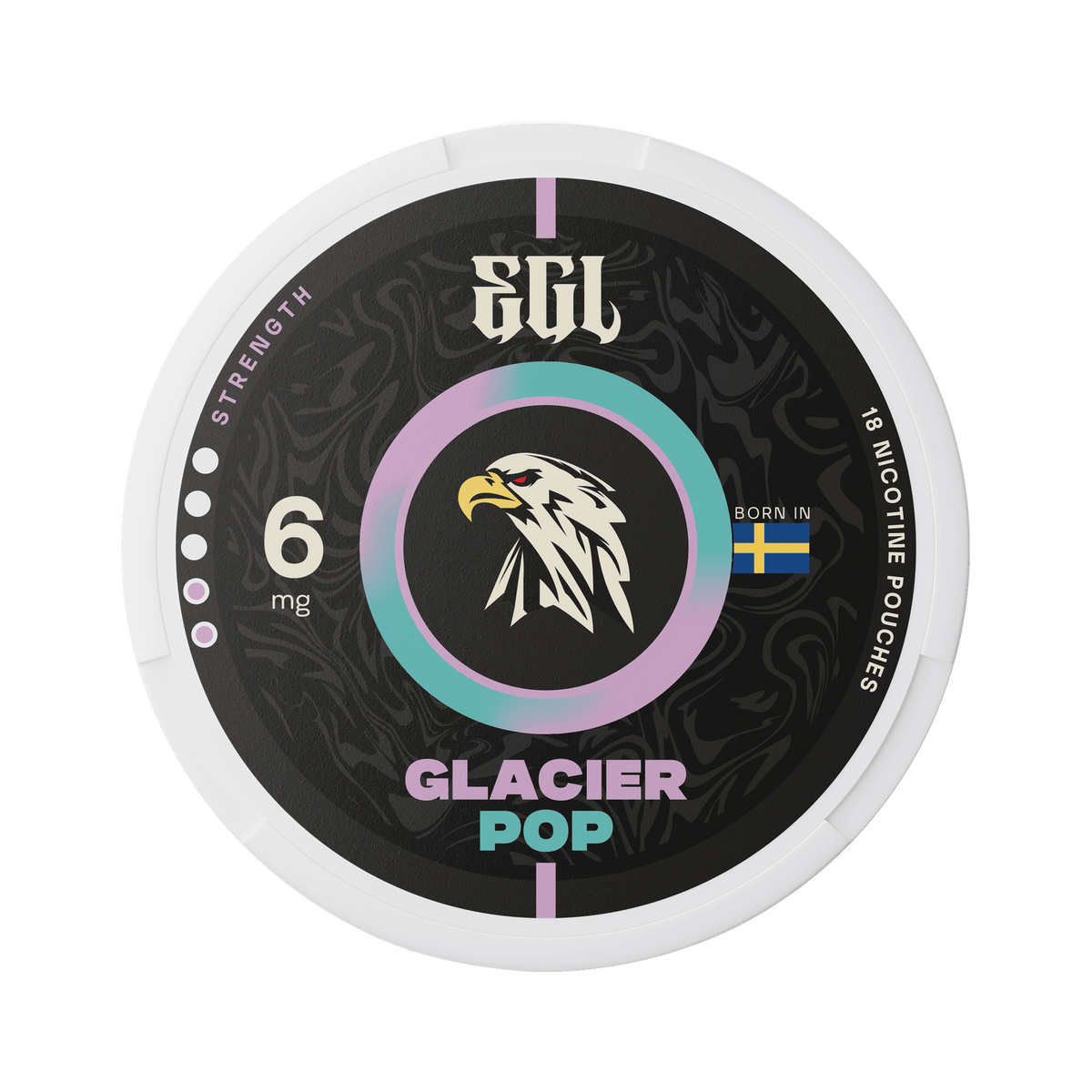 EGL Glacier Pop, Dose, Vorderansicht