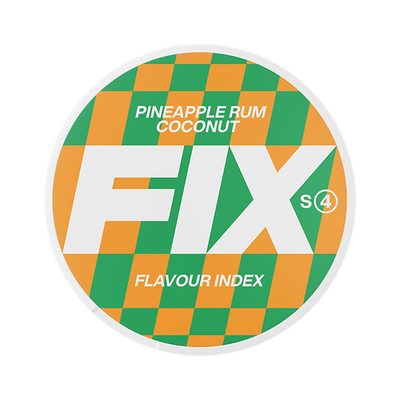 FIX Pineapple Rum Coconut Slim, envase, vista frontal