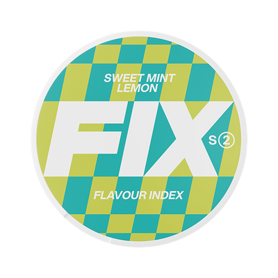 FIX Sweet Mint Lemon Slim nikotinpåsar, envase