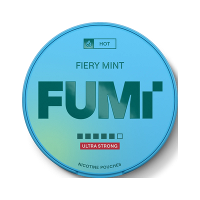 FUMI Fiery Mint Ultra Strong nikotinpåsar, dosa
