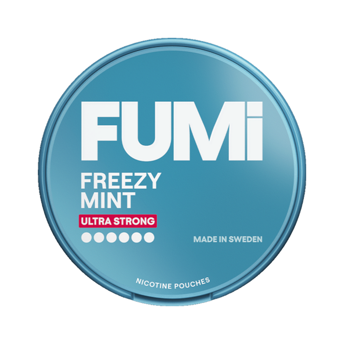 FUMI Freezy Mint Ultra Strong can, front