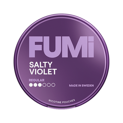 FUMI Salty Violet, envase, vista frontal