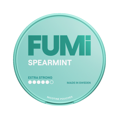 FUMI Spearmint Extra Strong, envase, vista frontal