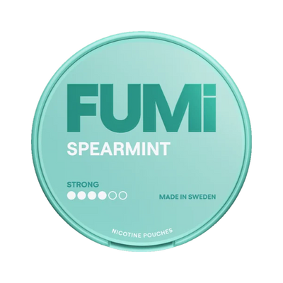 FUMI Spearmint Strong, envase, vista frontal