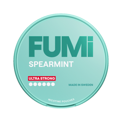 FUMI Spearmint Ultra Strong, envase, vista frontal