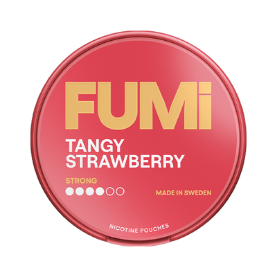 FUMI Tangy Strawberry Strong | Bäst före: 30/09/2026, Dose, Vorderansicht