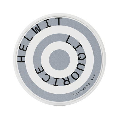 HELWIT Liquorice can, front