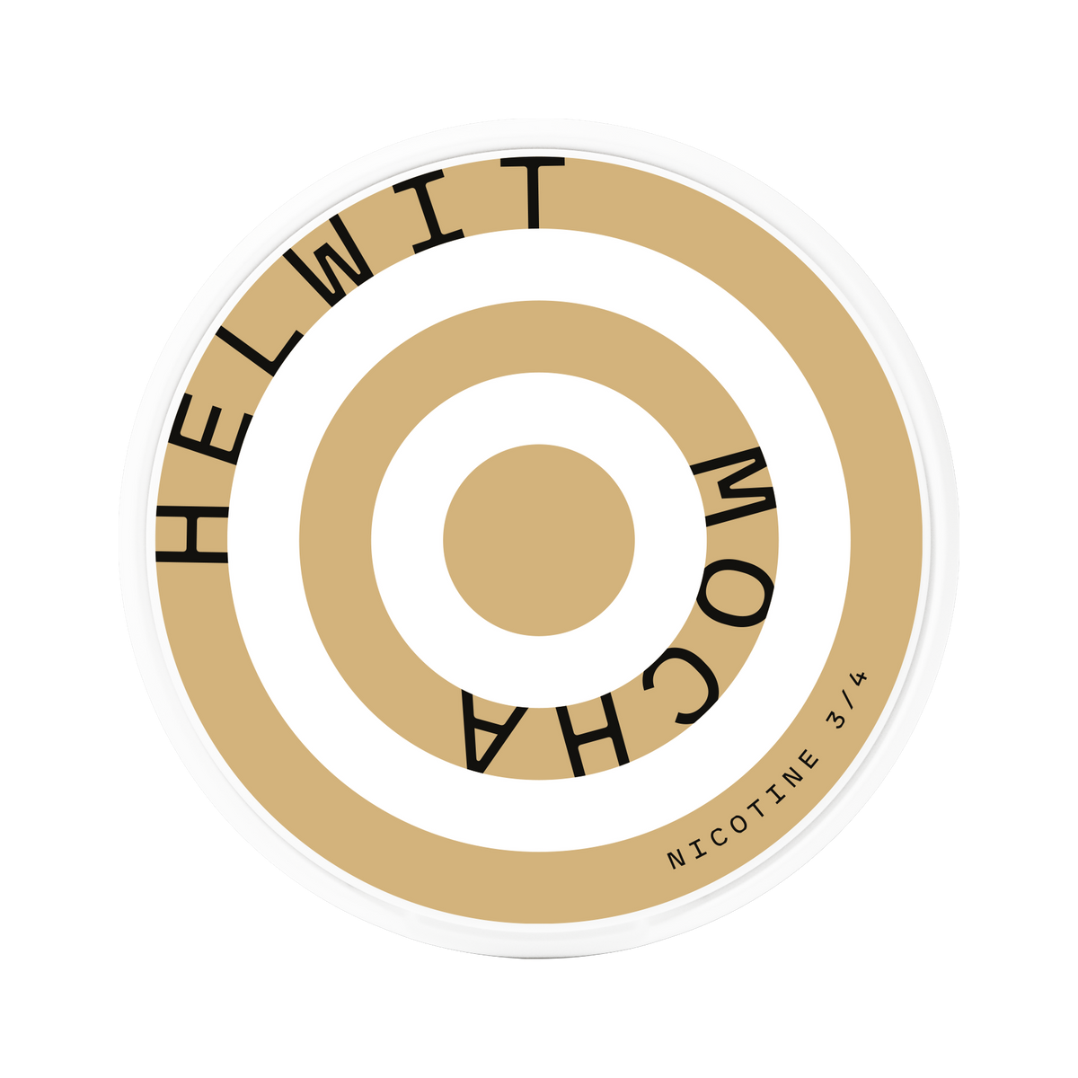 HELWIT Mocha Medium can, front