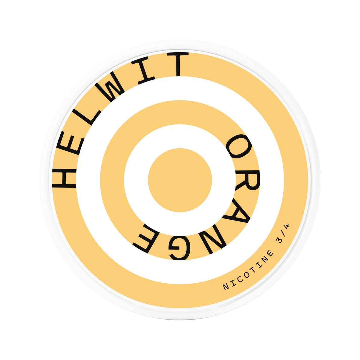 HELWIT Orange can, front
