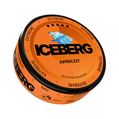 ICEBERG Apricot Extreme nikotinportioner, dosa (3D)