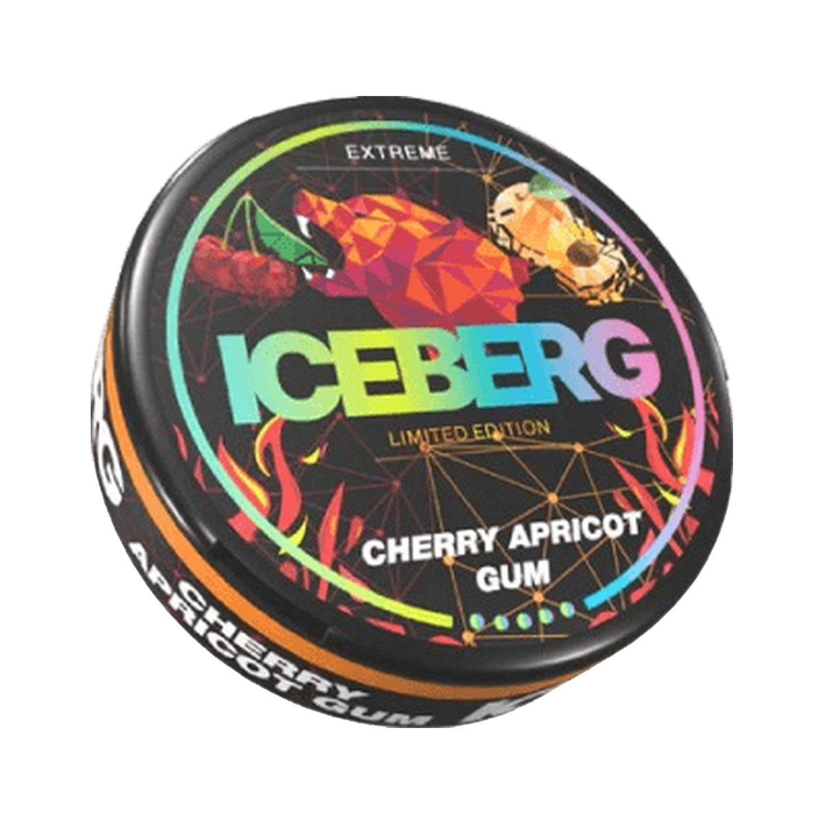 ICEBERG Cherry Apricot Gum Extreme (Outlet) | Bäst före: 06/05/2026 can, front
