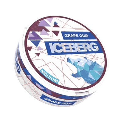 ICEBERG Grape Gum Medium (Outlet) can, front
