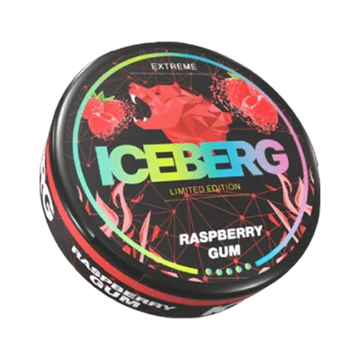 ICEBERG Raspberry Gum Extreme (Outlet), Dose, Vorderansicht
