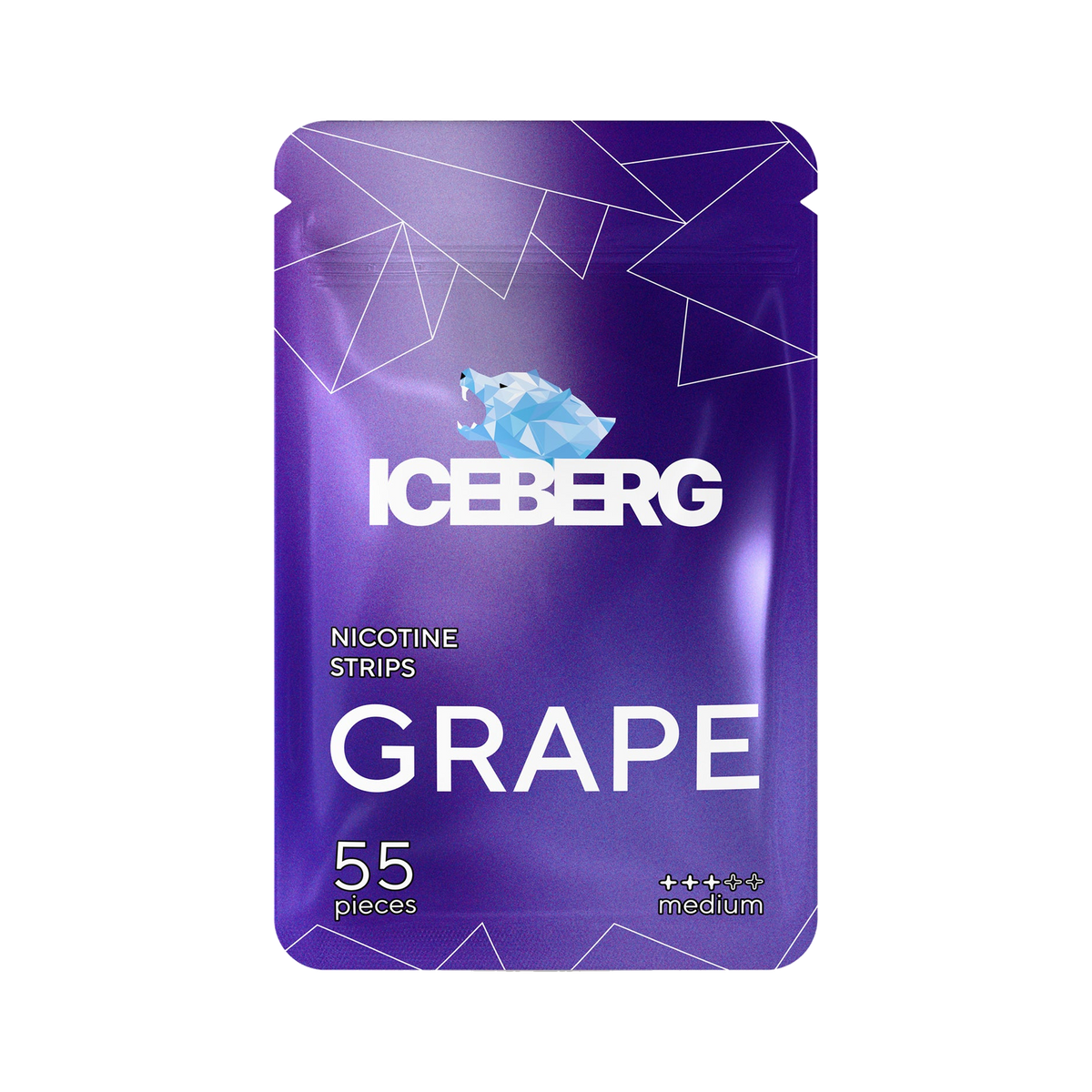 ICEBERG Grape Nicotine Strips, förpackning