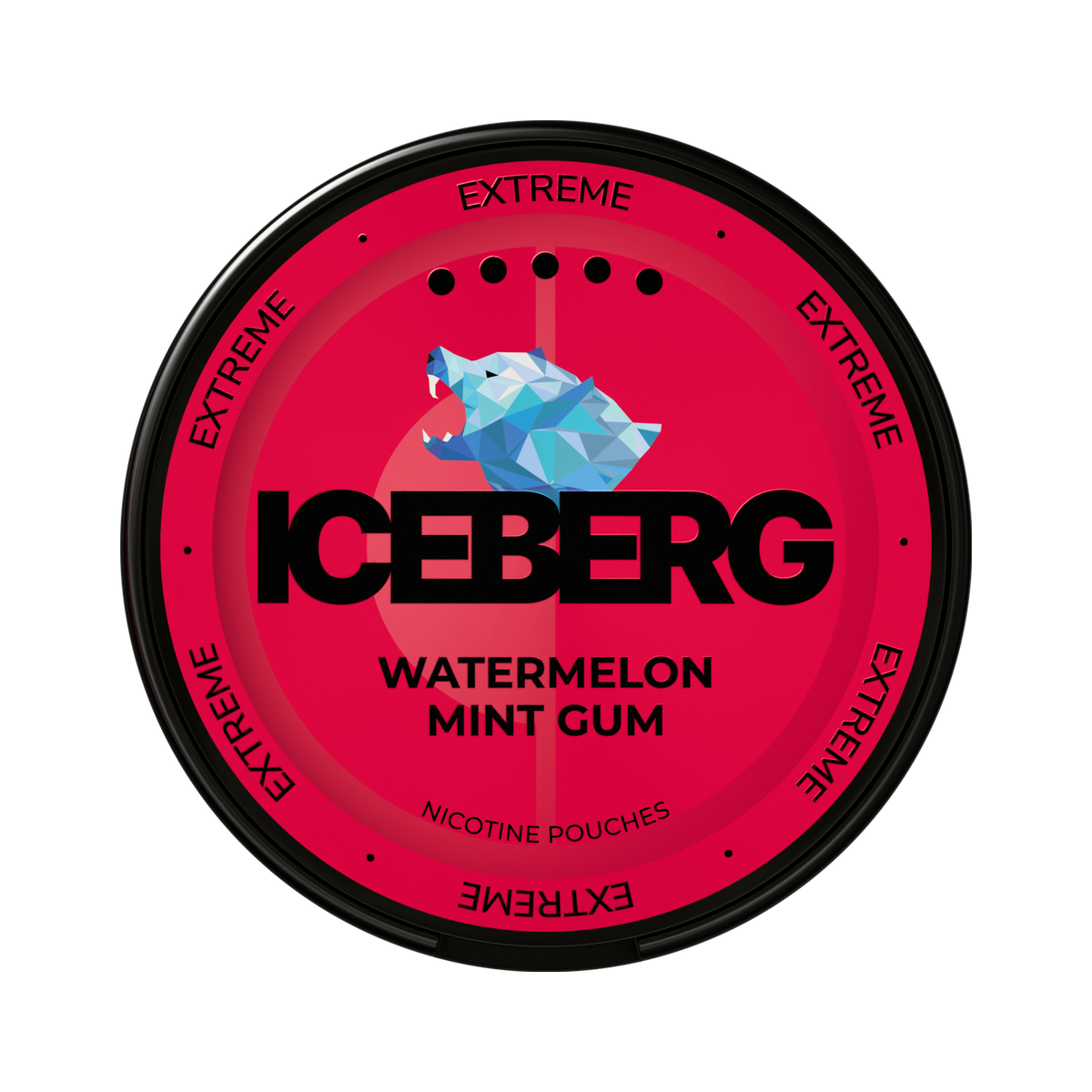 ICEBERG Watermelon Mint Gum Extreme nikotinportioner, dosa