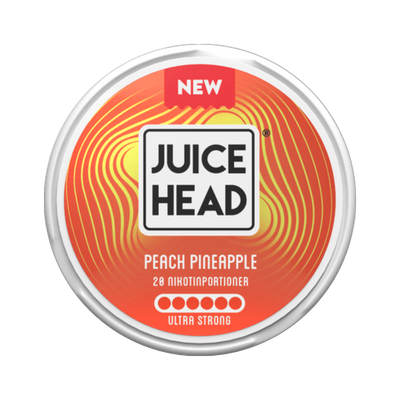 Juice Head Peach Pineapple 20 mg, Dose, Vorderansicht