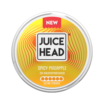 Juice Head Spicy Pineapple 20 mg | Bäst före: 26/08/2026, envase, vista frontal