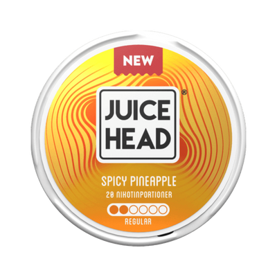 Juice Head Spicy Pineapple 6 mg can, front