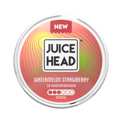 Juice Head Watermelon Strawberry 9 mg can, front