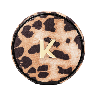 Kelly White Leopard Kelly Refilldosa, envase, vista frontal