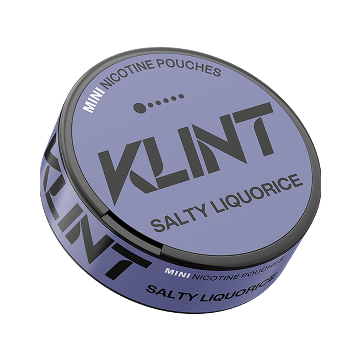 KLINT Salty Liquorice Mini nikotinpåsar, dosa (3D)