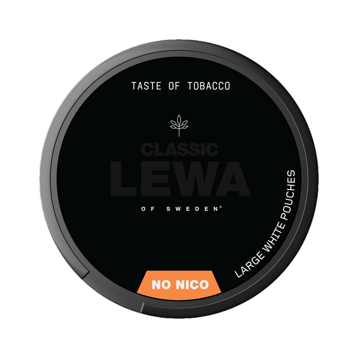 LEWA Classic Taste of Tobacco No Nico can, front