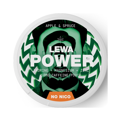 LEWA POWER Apple & Spruce Caffeine, envase