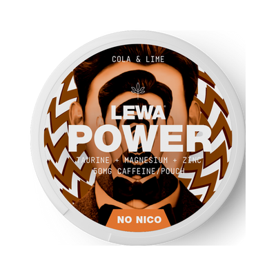 LEWA POWER Cola & Lime Caffeine, envase