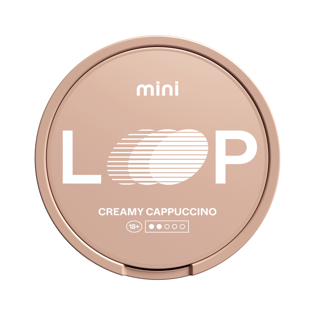 LOOP Creamy Cappuccino Mini, Dose, Vorderansicht