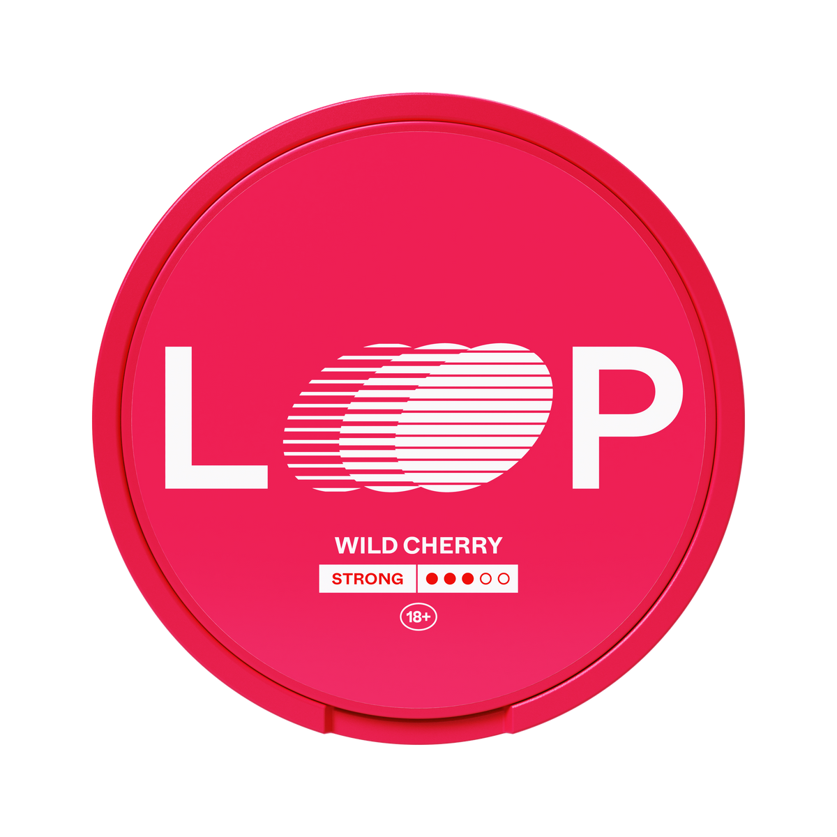 LOOP Wild Cherry Strong, Dose, Vorderansicht