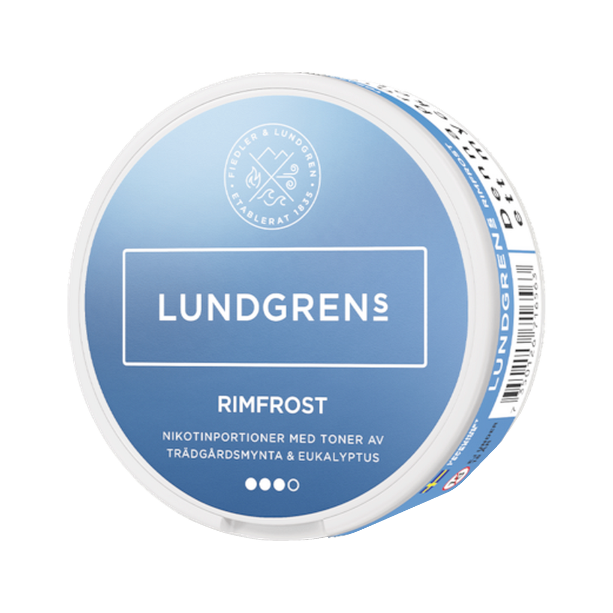 Lundgrens Rimfrost Strong can, front