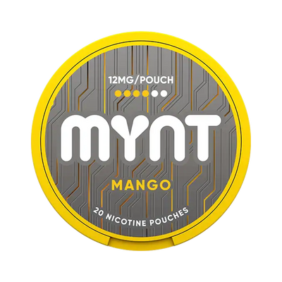 MYNT Mango 12 mg, envase, vista frontal