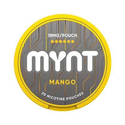 MYNT Mango 18 mg, envase, vista frontal