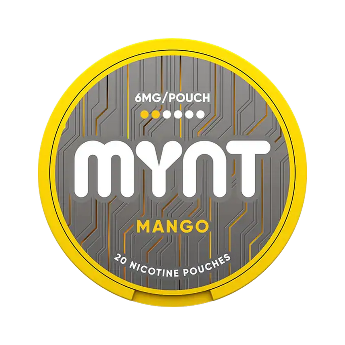 MYNT Mango 6 mg can, front